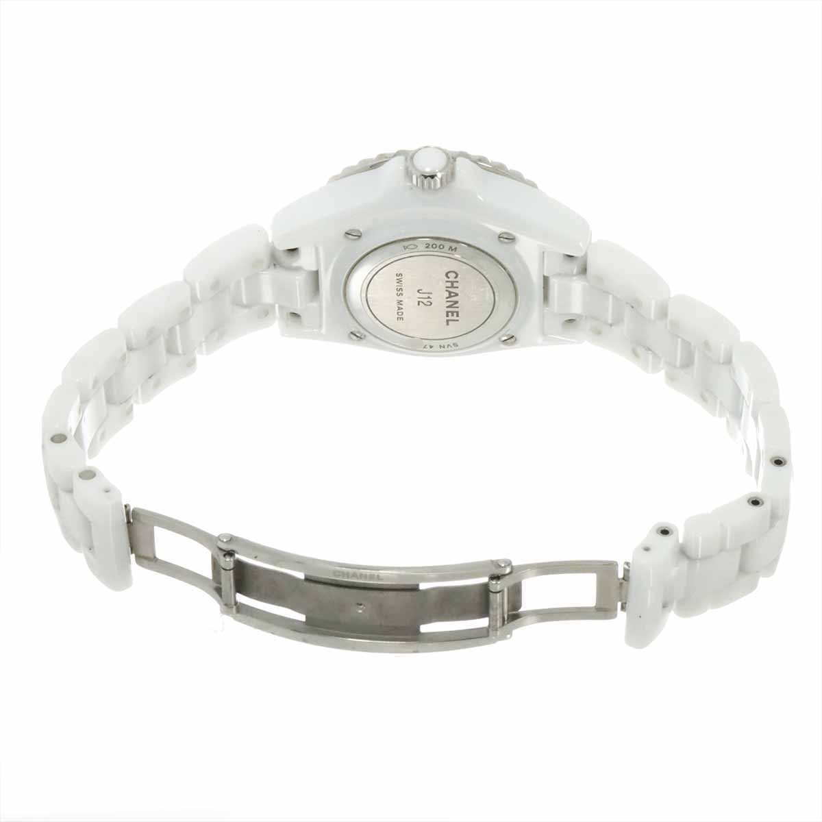 J12 33mm H5704 12P Diamond Ceramic Quartz Ladies Watch