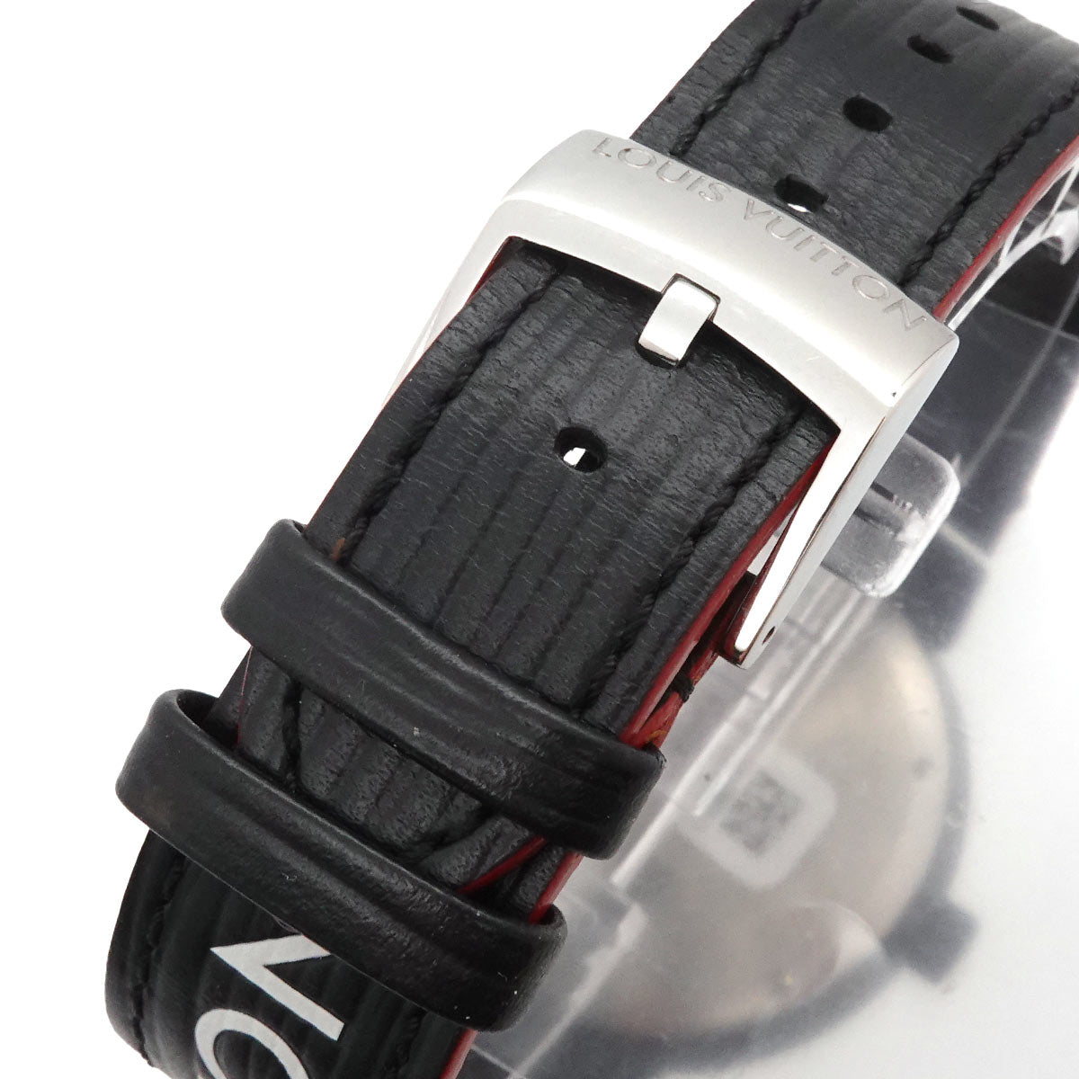 Tambour Slim Rainbow Q113 Quartz Black Dial Mens