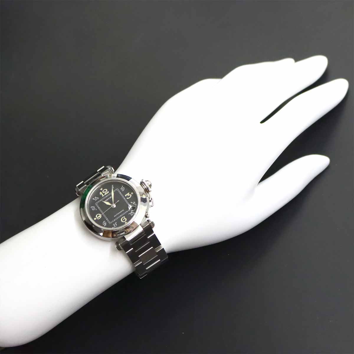 Pasha C W31043M7 Automatic Date Black Dial Boys