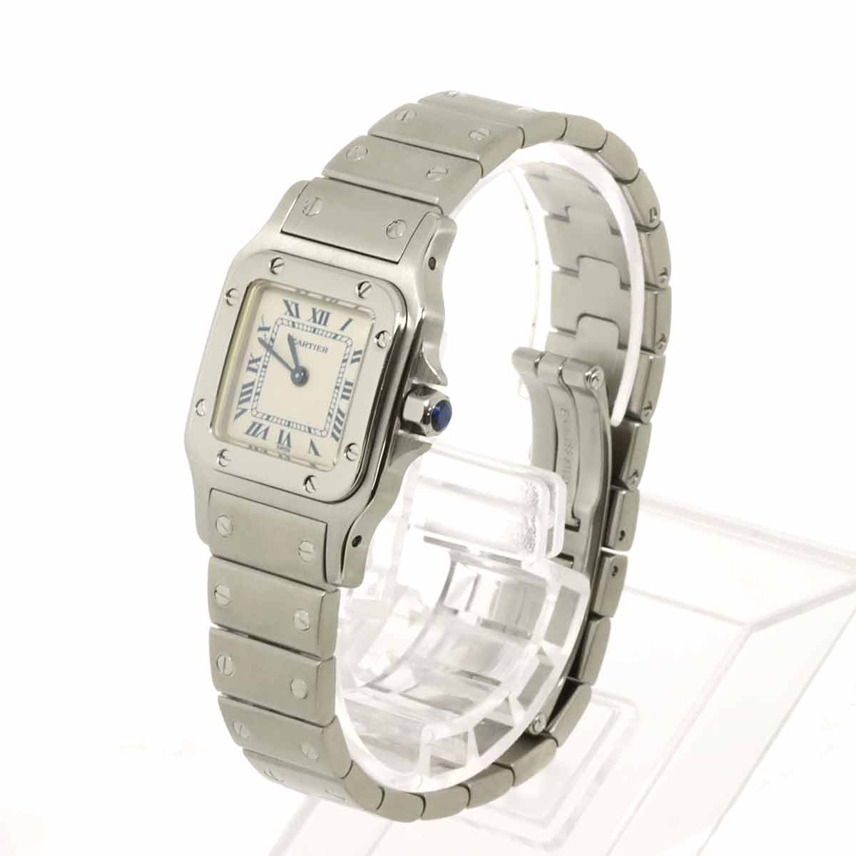 Santos Galbee SM W20017D6 Quartz Cream Dial Ladies Watch