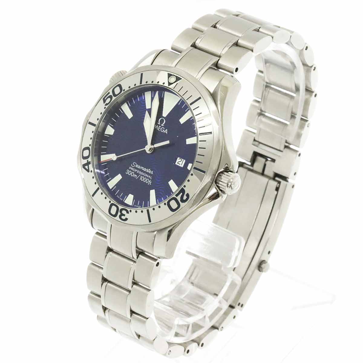 Seamaster Professionell 300 2265.80 Quartz Navy Dial Mens Watch
