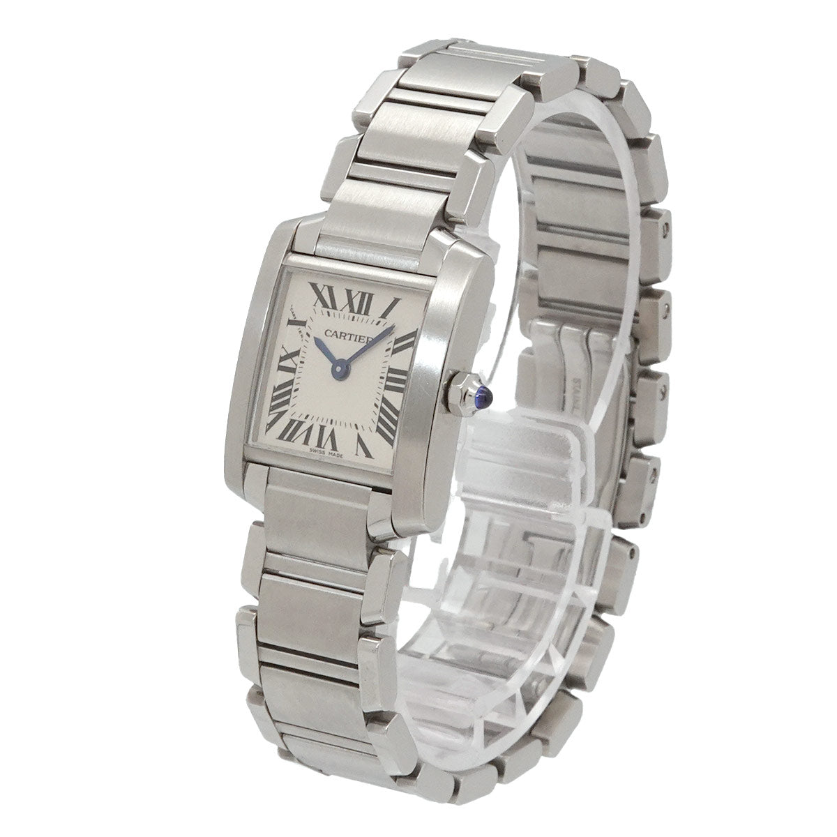 Tank Francaise SM W51008Q3 Quartz Cream Dial Ladies Watch