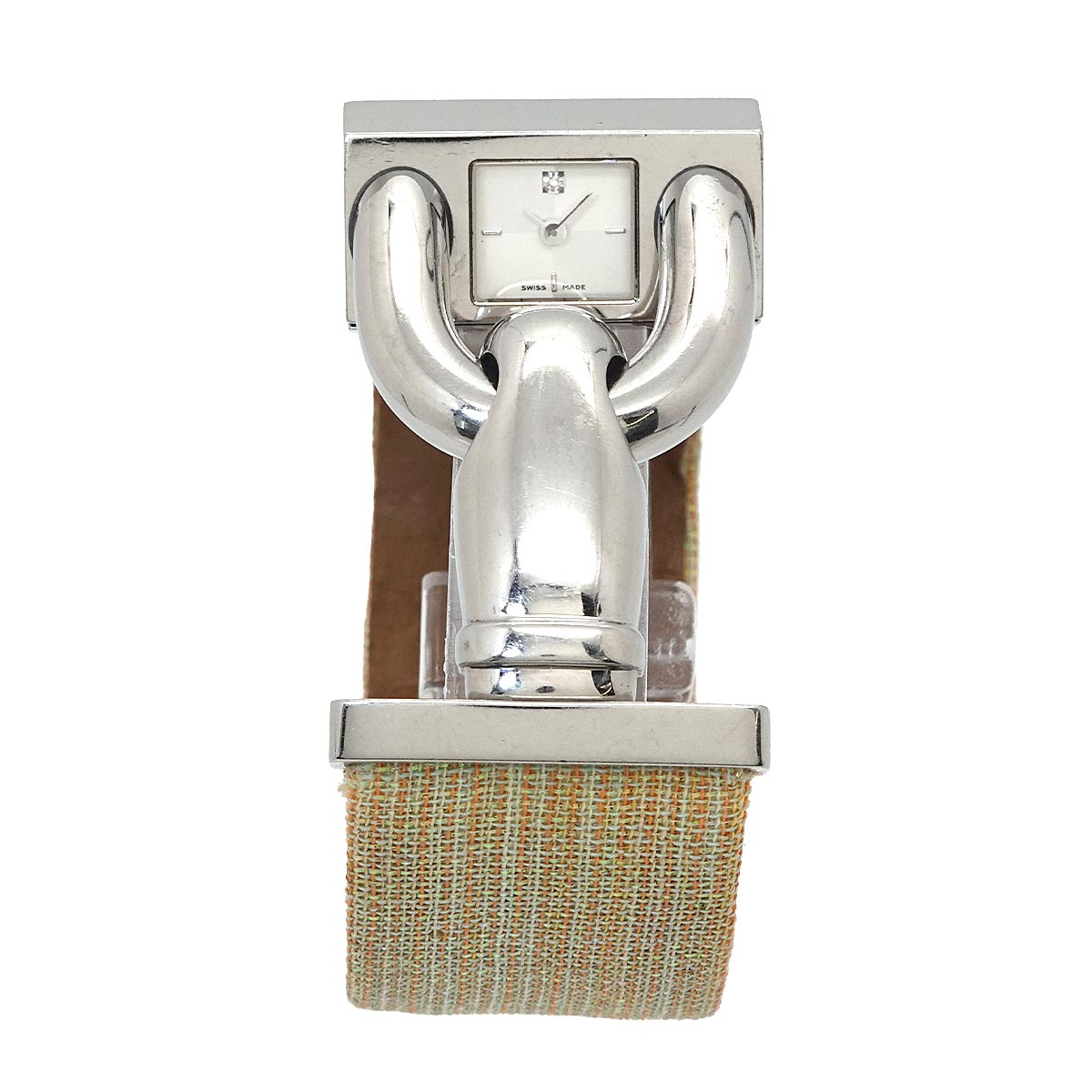 Miss Cadena Quartz 1P Diamond Silver Dial Ladies