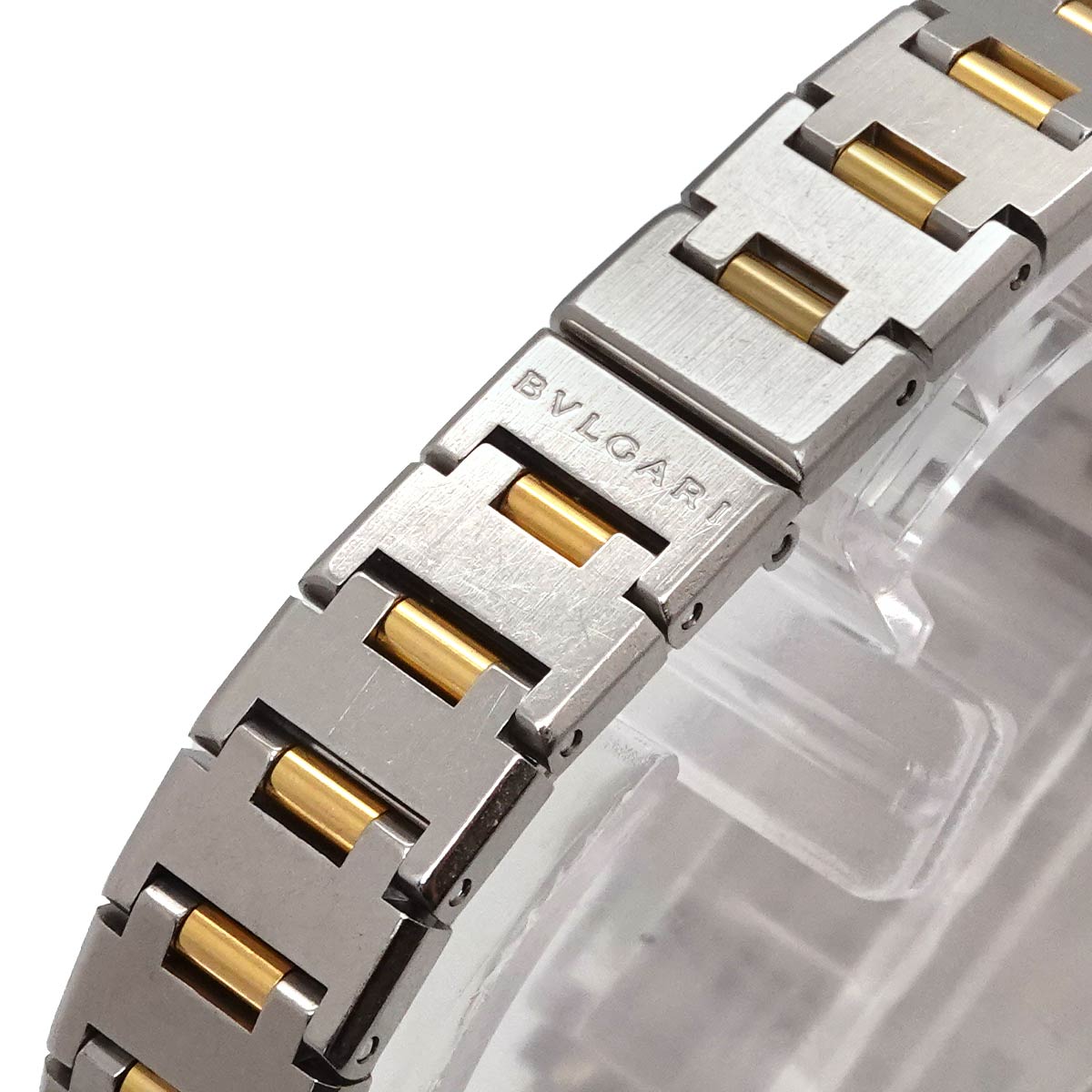 BVLGARIBVLGARI BB26SG Two Tones 750 YG Silver Dial Ladies