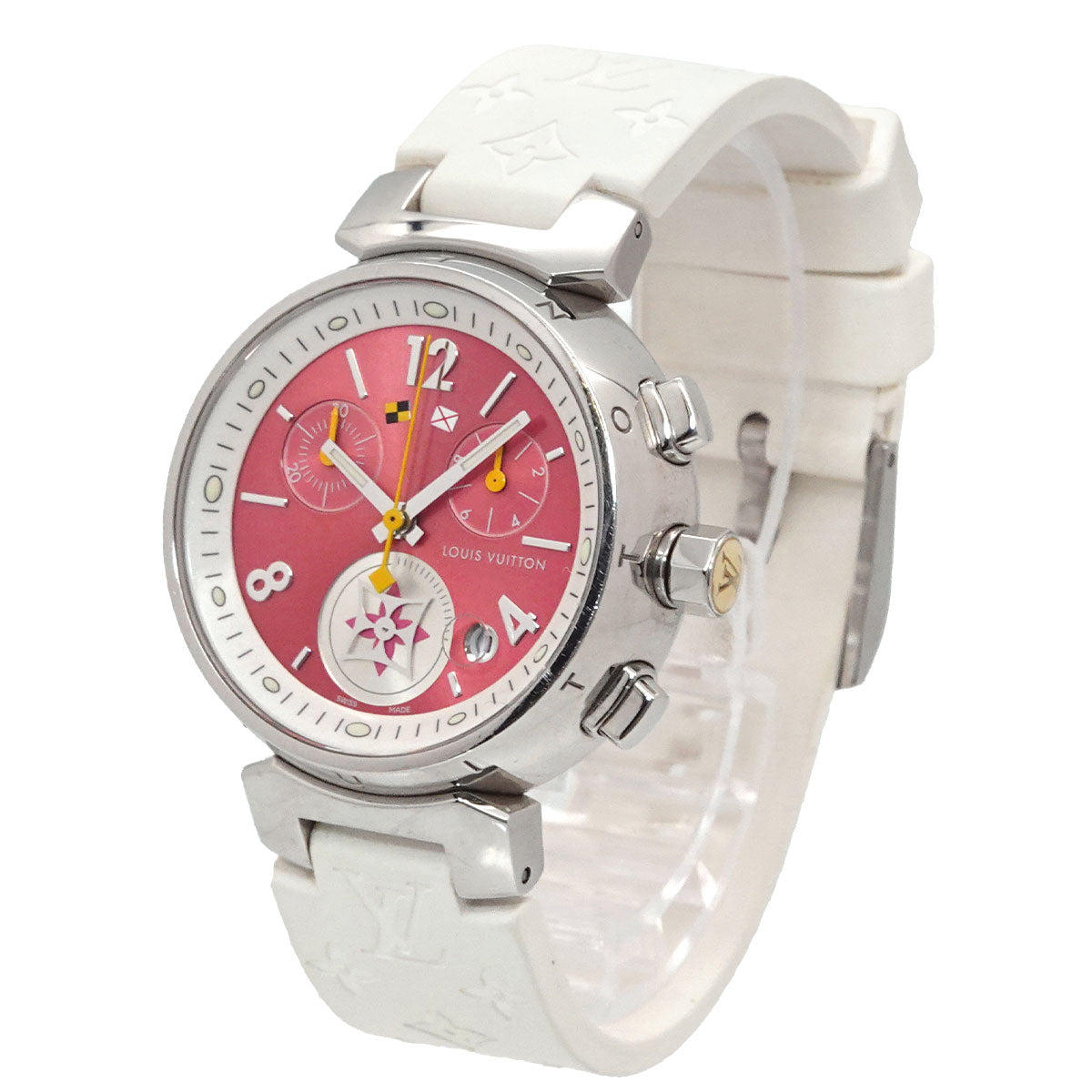 Tambour Lovely Cup Q1G03 Date Pink Dial Ladies Watch