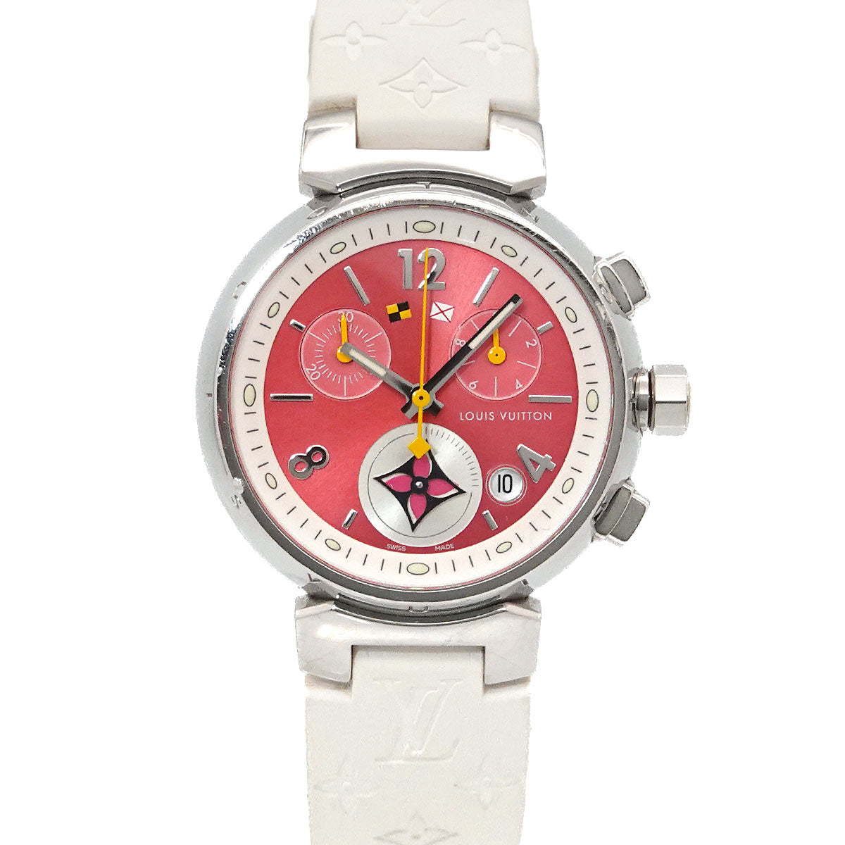 Tambour Lovely Cup Q1G03 Date Pink Dial Ladies Watch