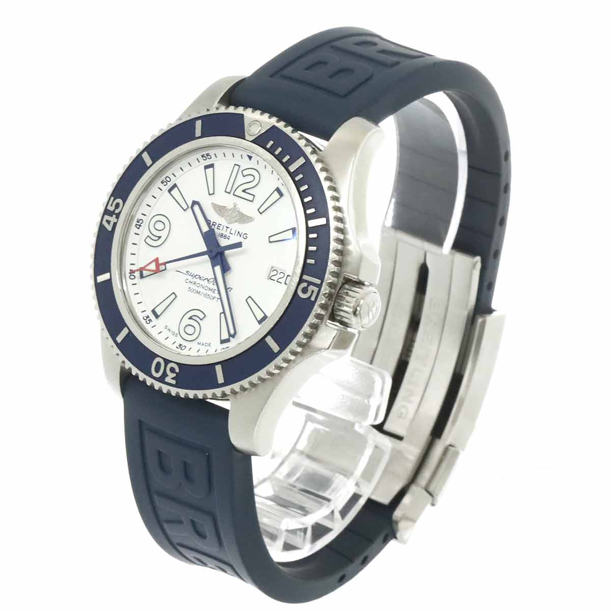 Super Ocean 42 A17366 Date Automatic White Dial Mens