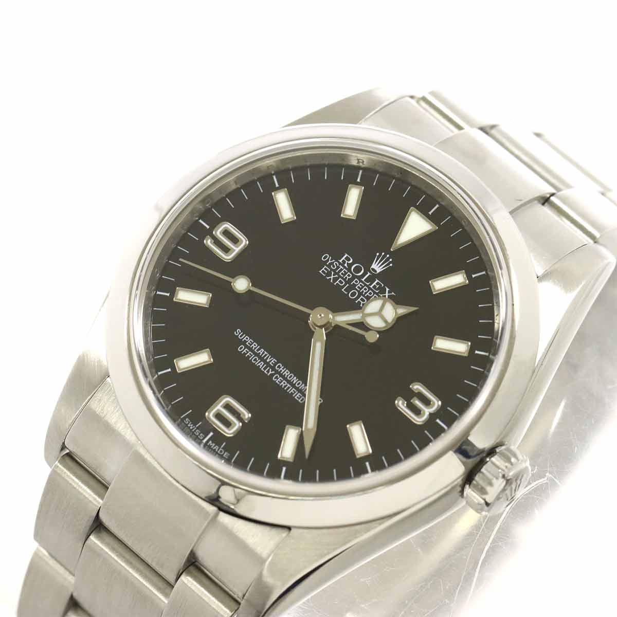 Explorer 1 114270 Serial Z Automatic Black Dial Mens Watch