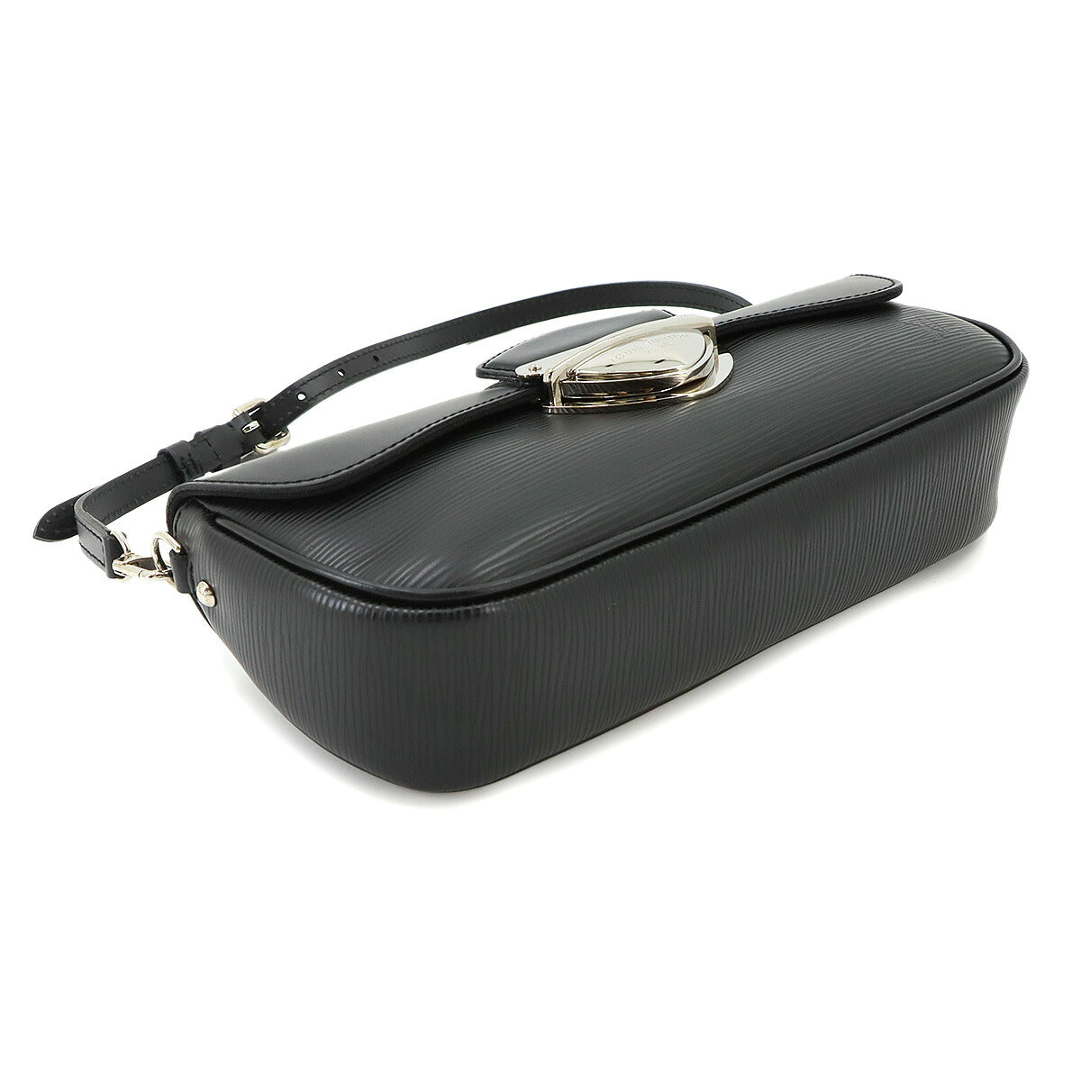Epi Pochette Montaigne Shoulder Bag Leather Noir M59292