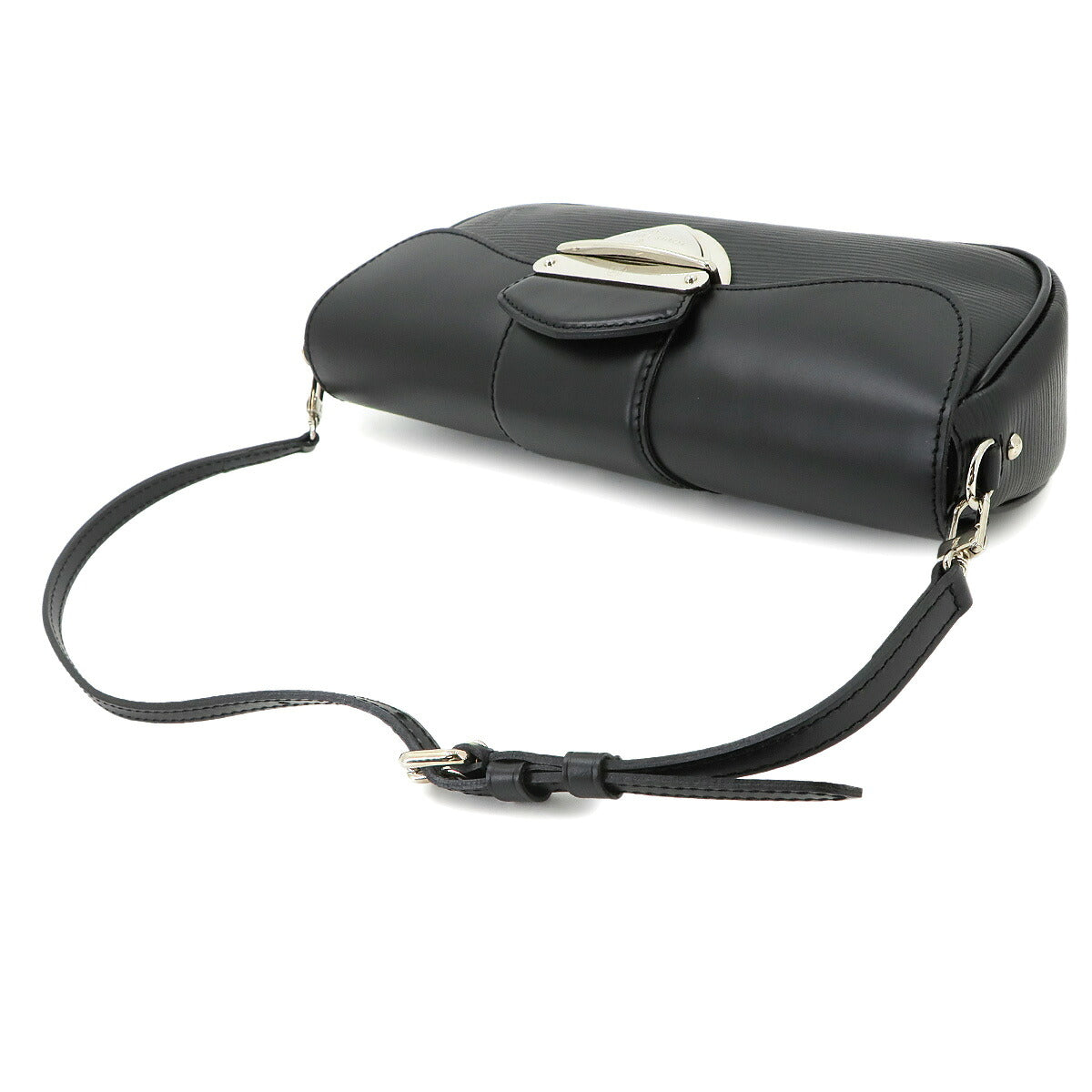 Epi Pochette Montaigne Shoulder Bag Leather Noir M59292