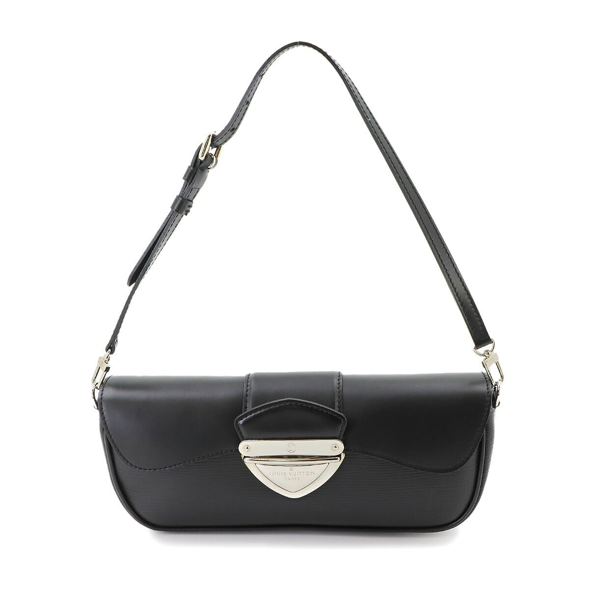 Epi Pochette Montaigne Shoulder Bag Leather Noir M59292