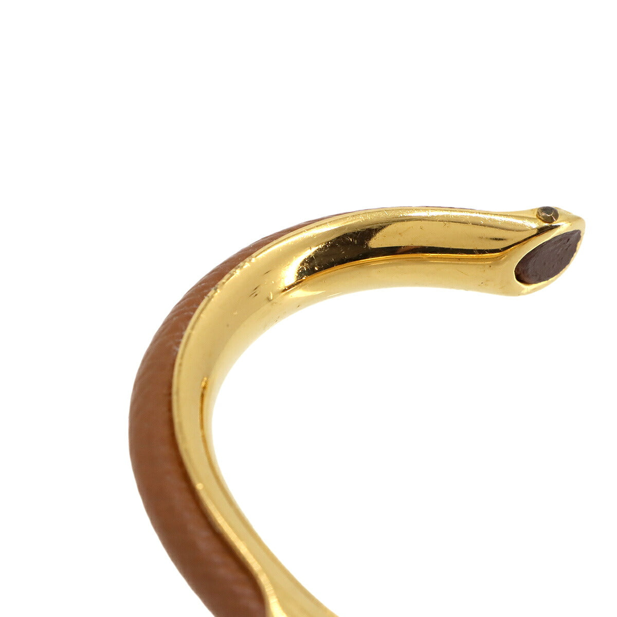 Bangle Leather Brown Gold 90339573