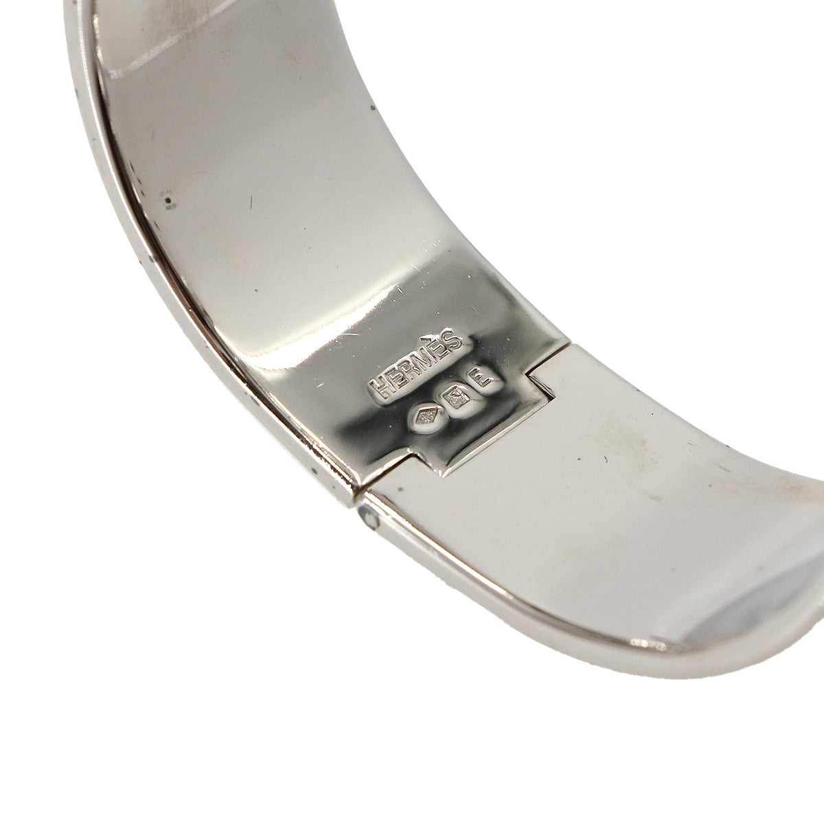 Clic Clac H PM Bangle Black Silver Accessory