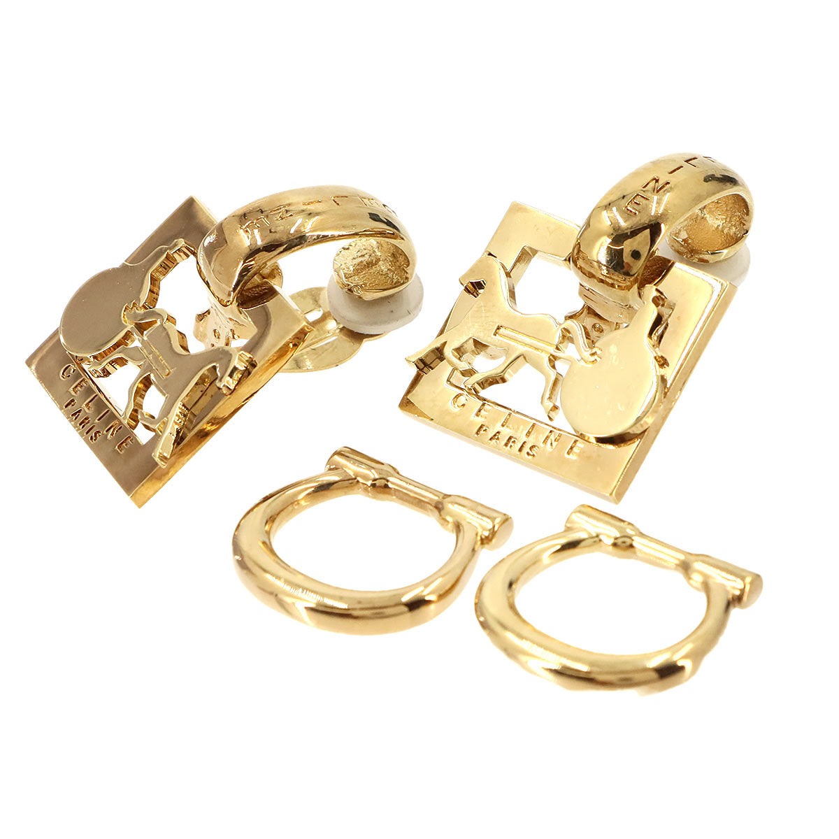 Earrings Gold Vintage Accessory