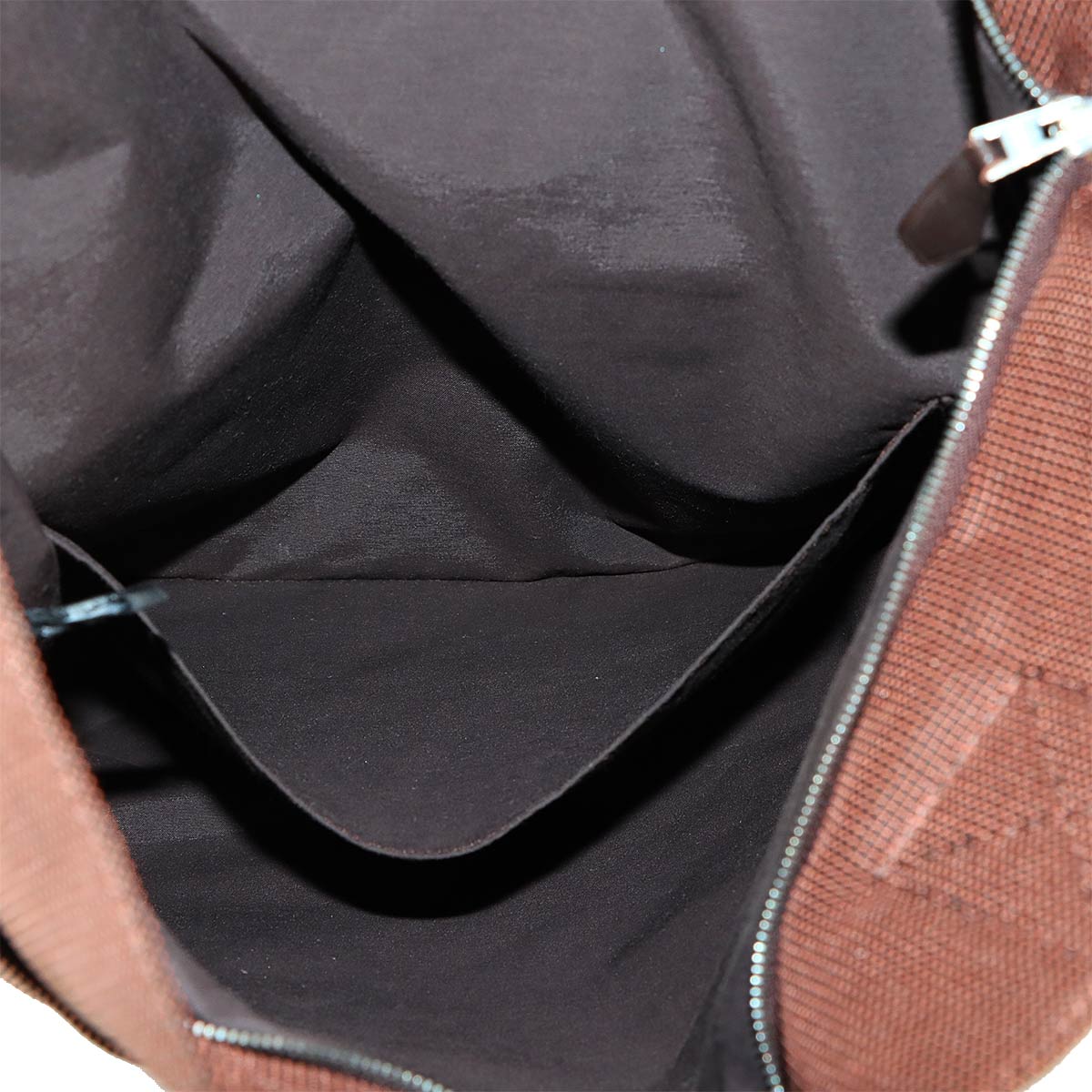 Herline Cabas Tote Bag Canvas Brown Purse