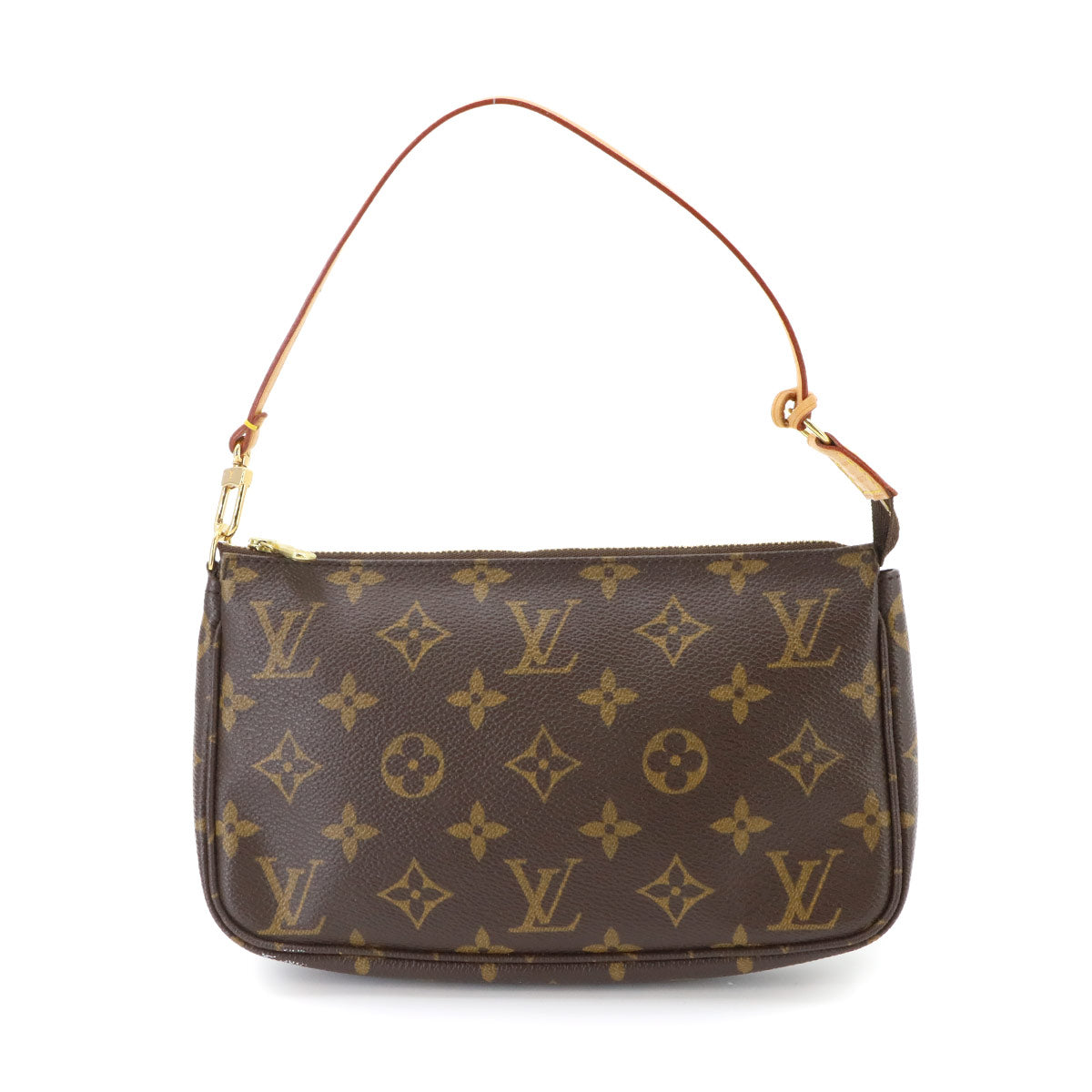 Monogram Pochette Accessoires Hand Bag Pouch Brown M51980