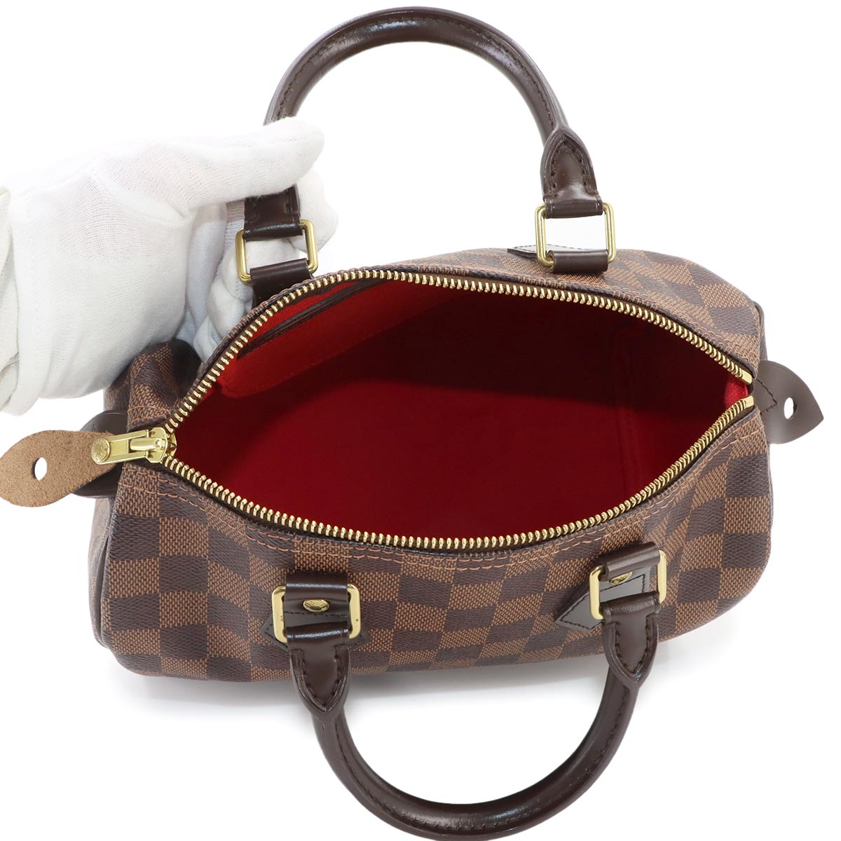 Damier Speedy 25 Hand Bag Ebene N41532 Purse