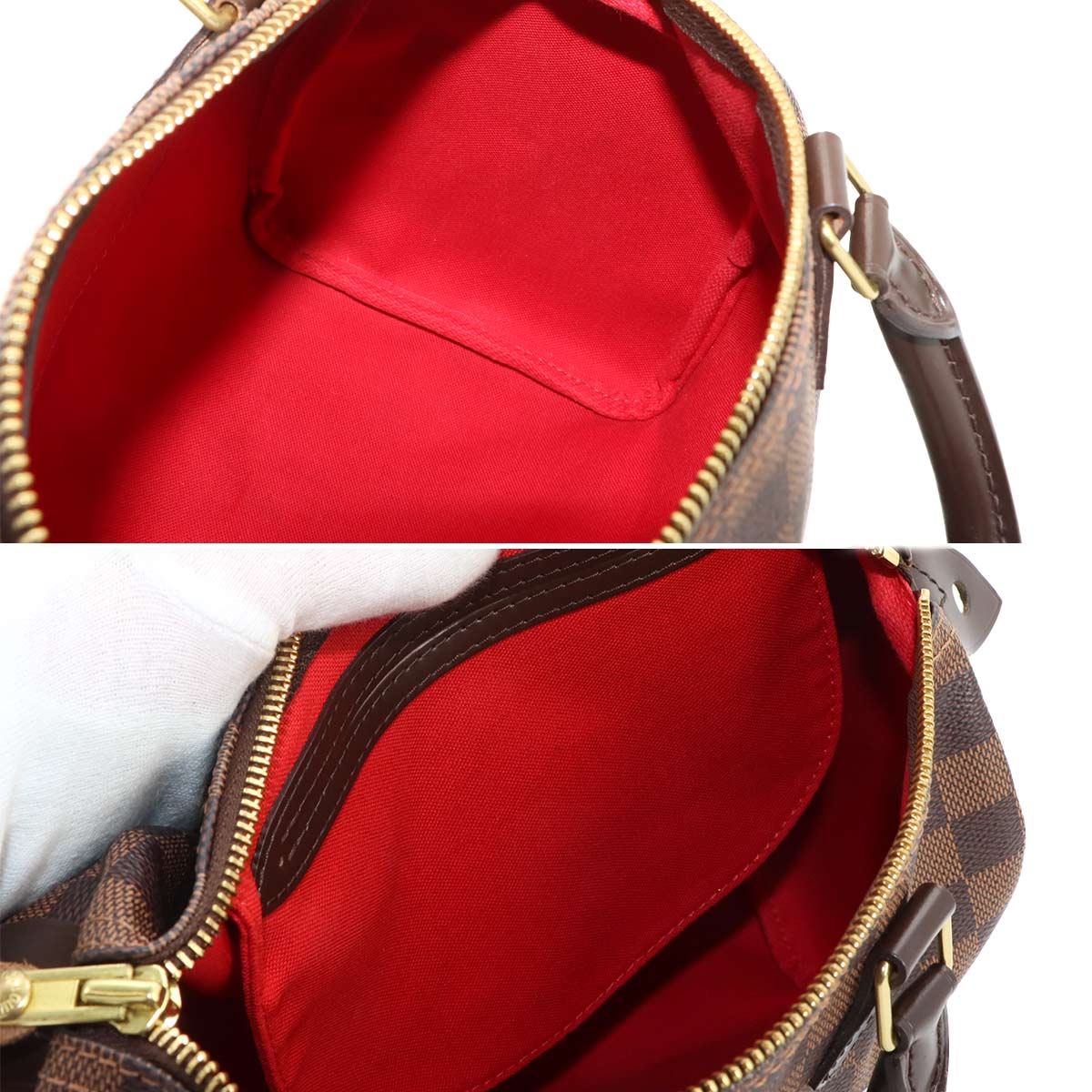 Damier Speedy 25 Hand Bag Ebene N41532 Purse