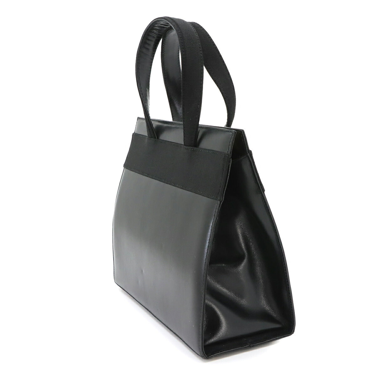Vara 2way Hand Shoulder Bag Leather Black Purse