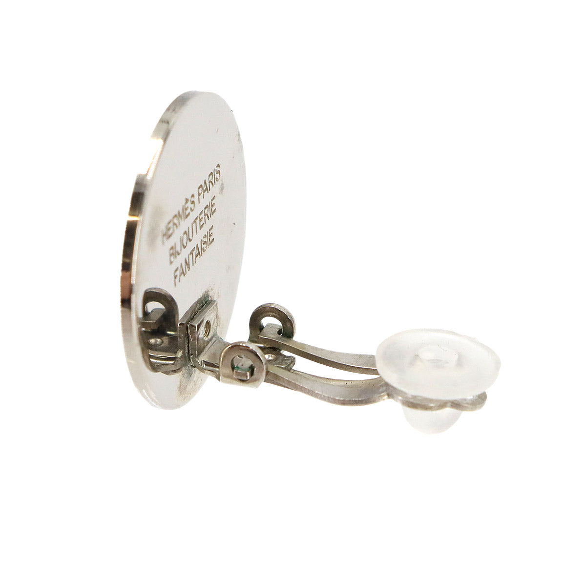 Sellier Round Type Earrings Silver Accessory