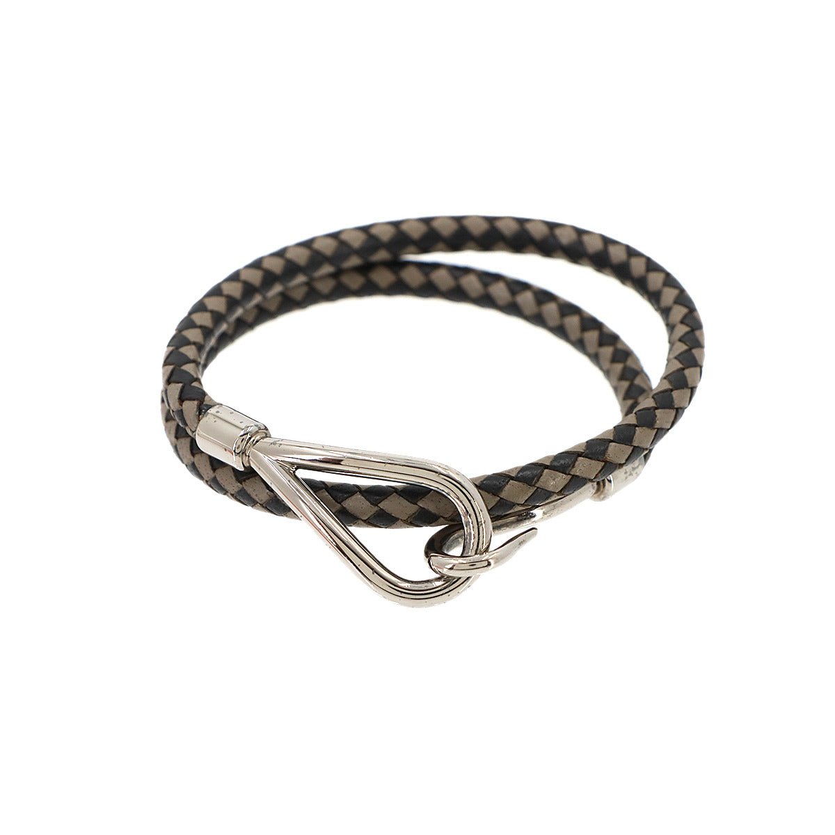 Jumbo Bracelet Leather Black Beige Accessories