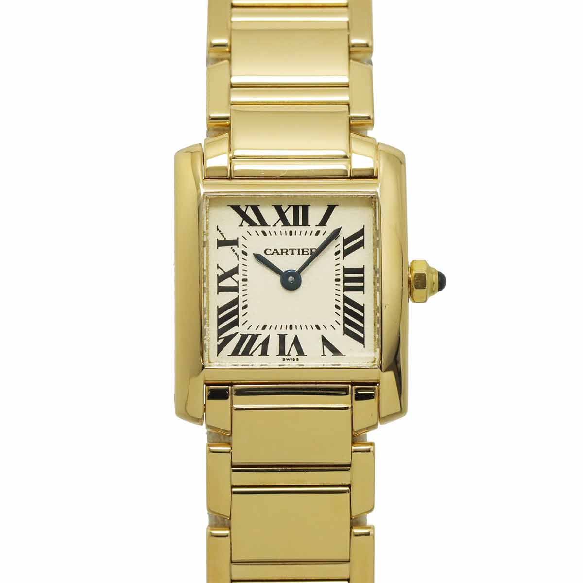 Tank Francaise SM W50002N2 K18YG Quartz Cream Dial Ladies
