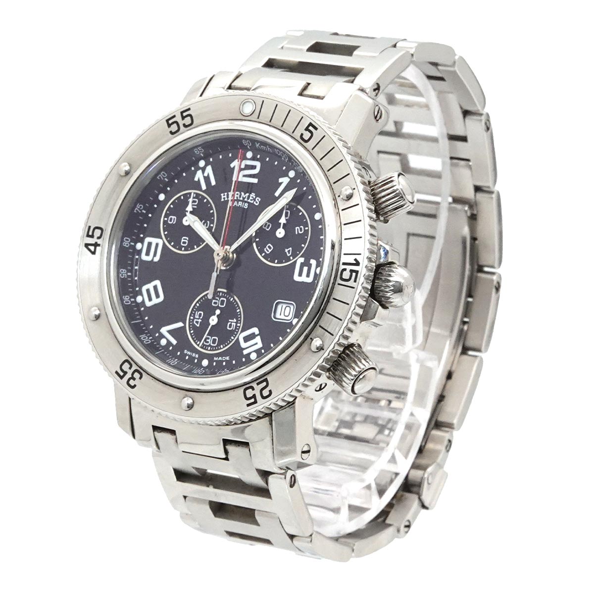 Clipper diver Chronograph CL2.910 Date Black Dial Mens Watch