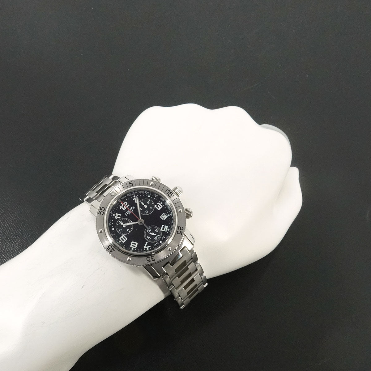 Clipper diver Chronograph CL2.910 Date Black Dial Mens Watch