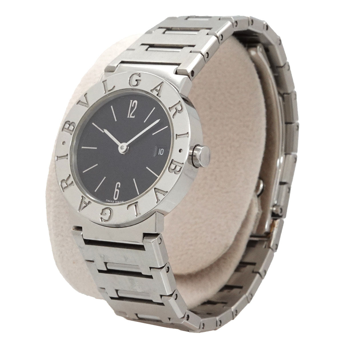 BVLGARIBVLGARI BB26SS Quartz Black Dial Ladies Watch