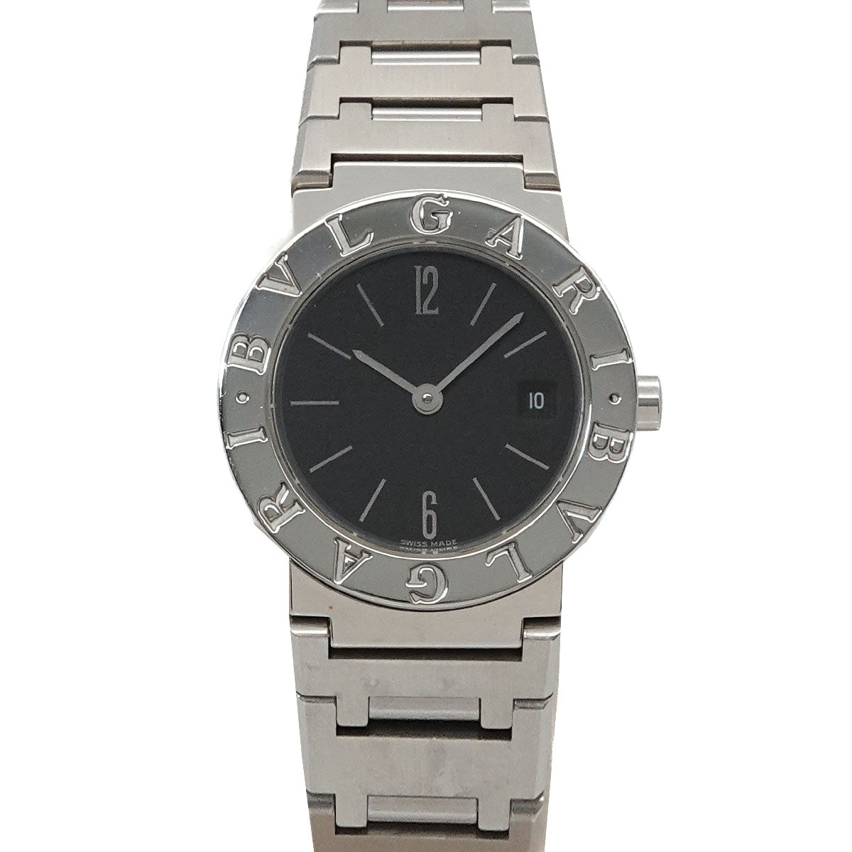 BVLGARIBVLGARI BB26SS Quartz Black Dial Ladies Watch