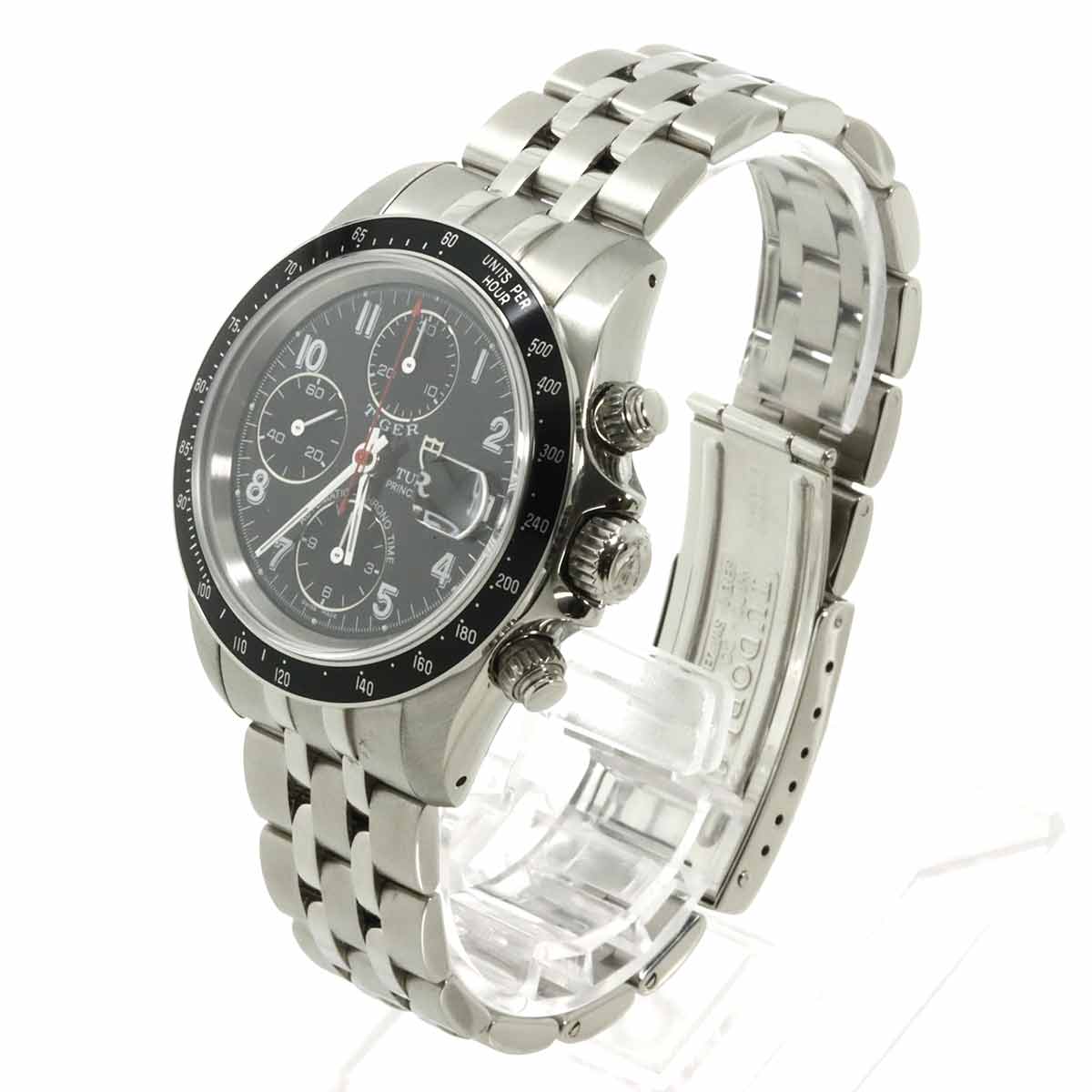 Chrono Time Tiger 79260 Chronograph Date Automatic Brack Dial