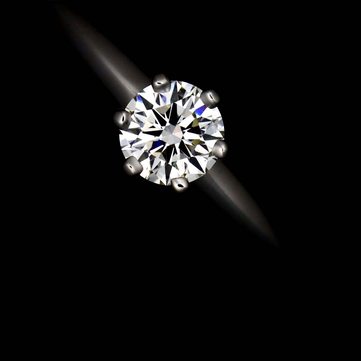 Diamond 0.27ctt Ring Pt Platinum 4(US)