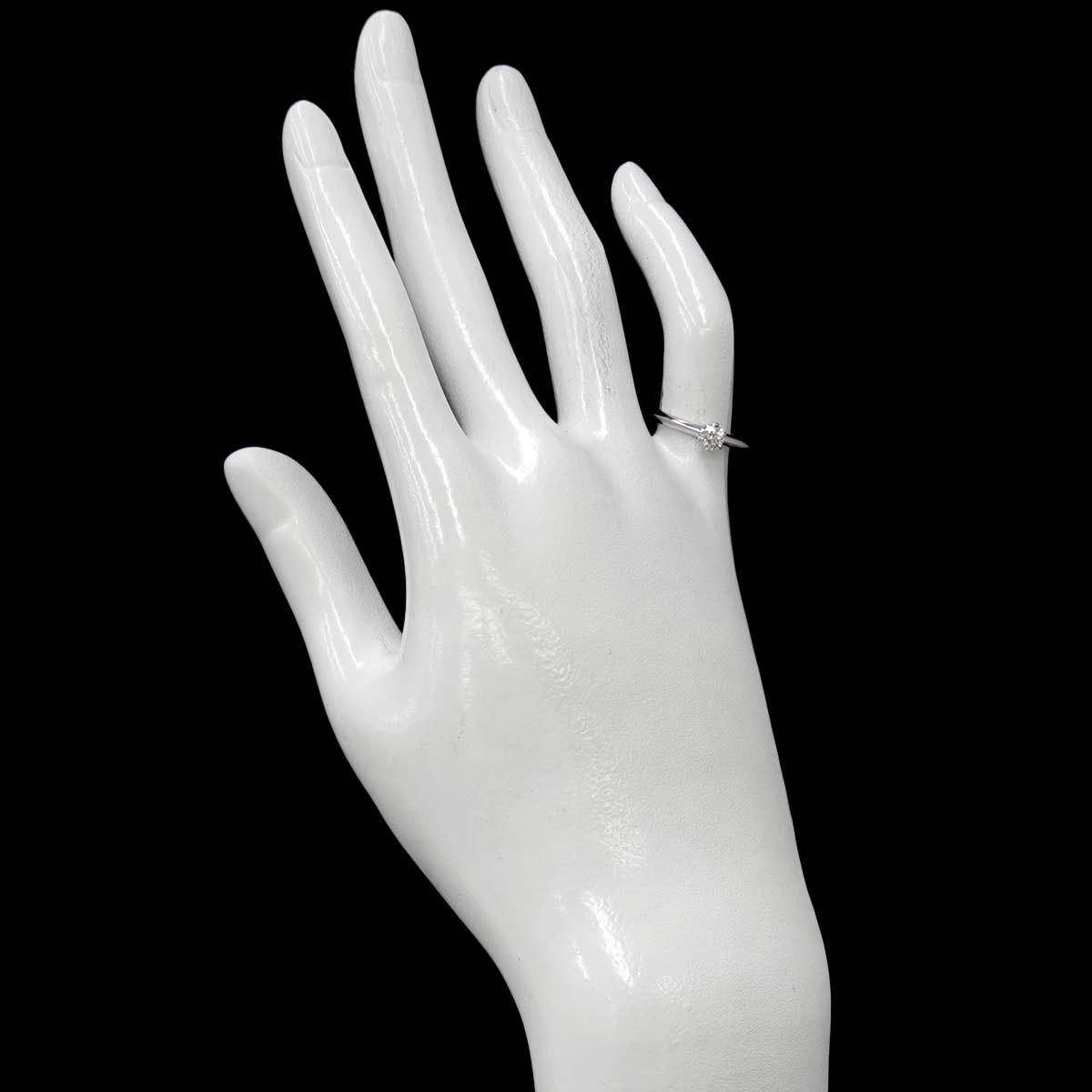 Diamond 0.27ctt Ring Pt Platinum 4(US)