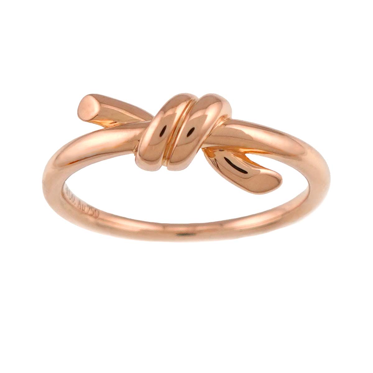 Knot  Ring 18K Pink Gold 750 Size4.5(US)