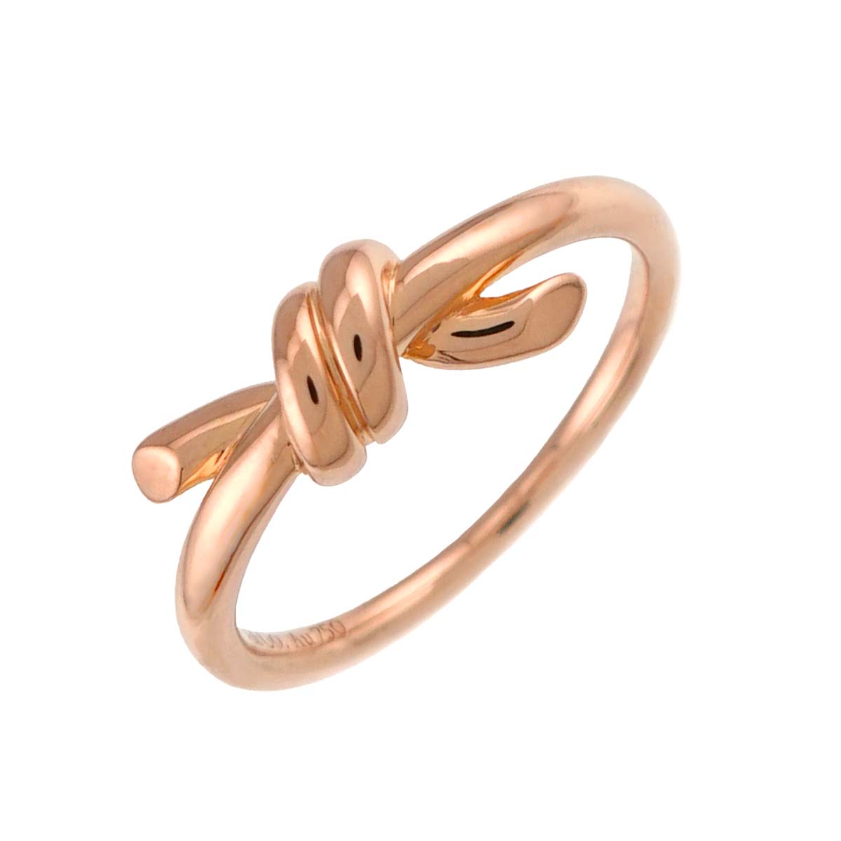 Knot  Ring 18K Pink Gold 750 Size4.5(US)