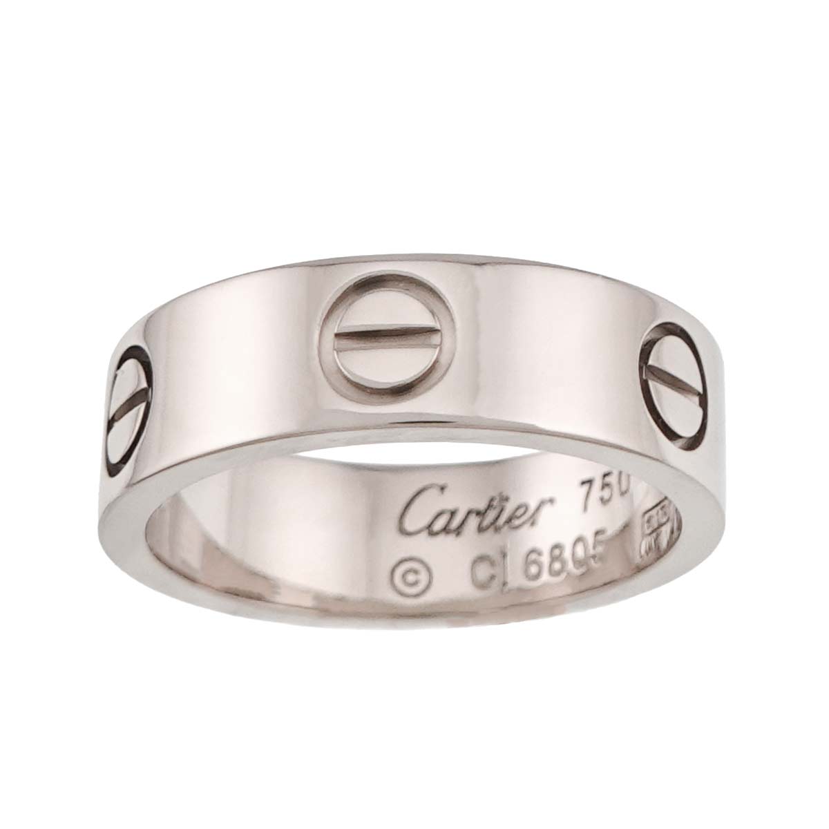 Love Ring 18K White Gold 750 size51 5.25-5.5(US)