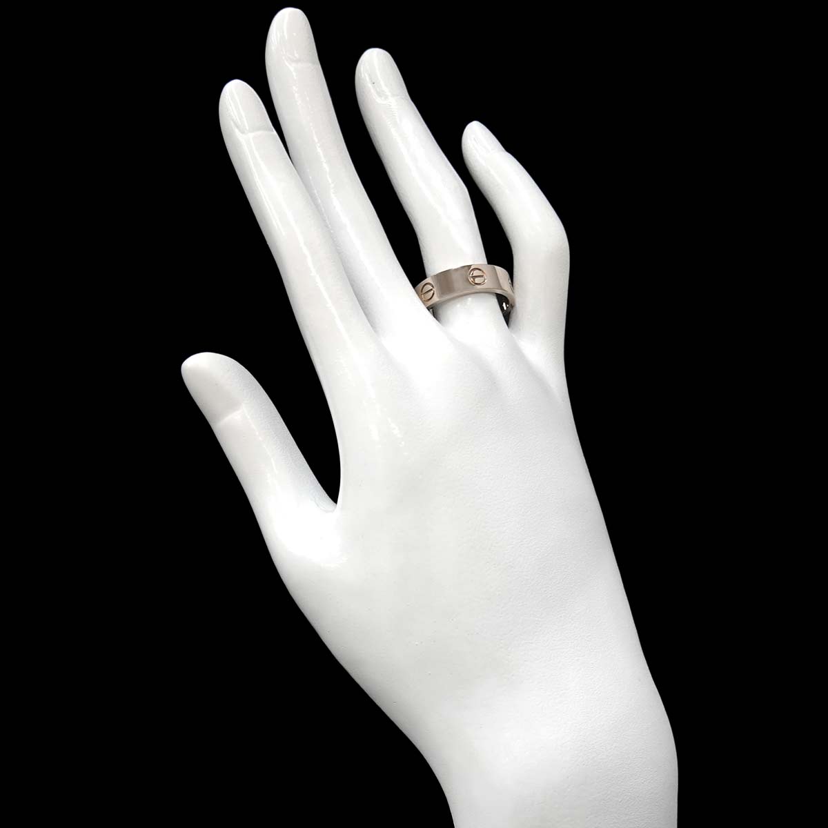 Love Ring 18K White Gold 750 size60 8.75-9(US)