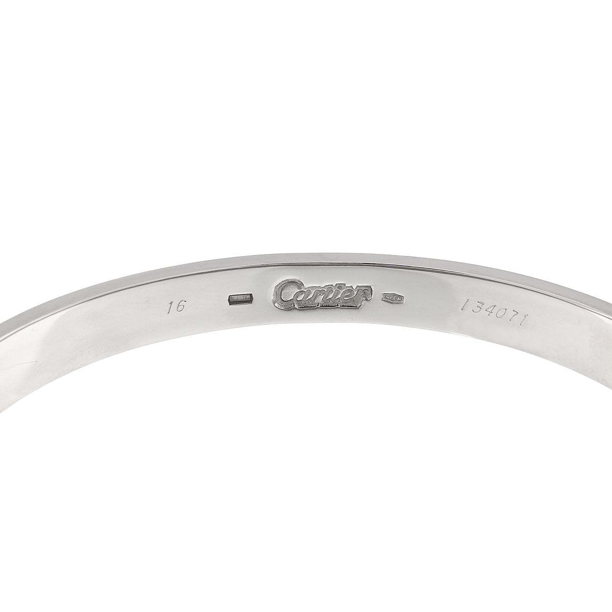 Love Bracelet 18K White Gold 750 Size16