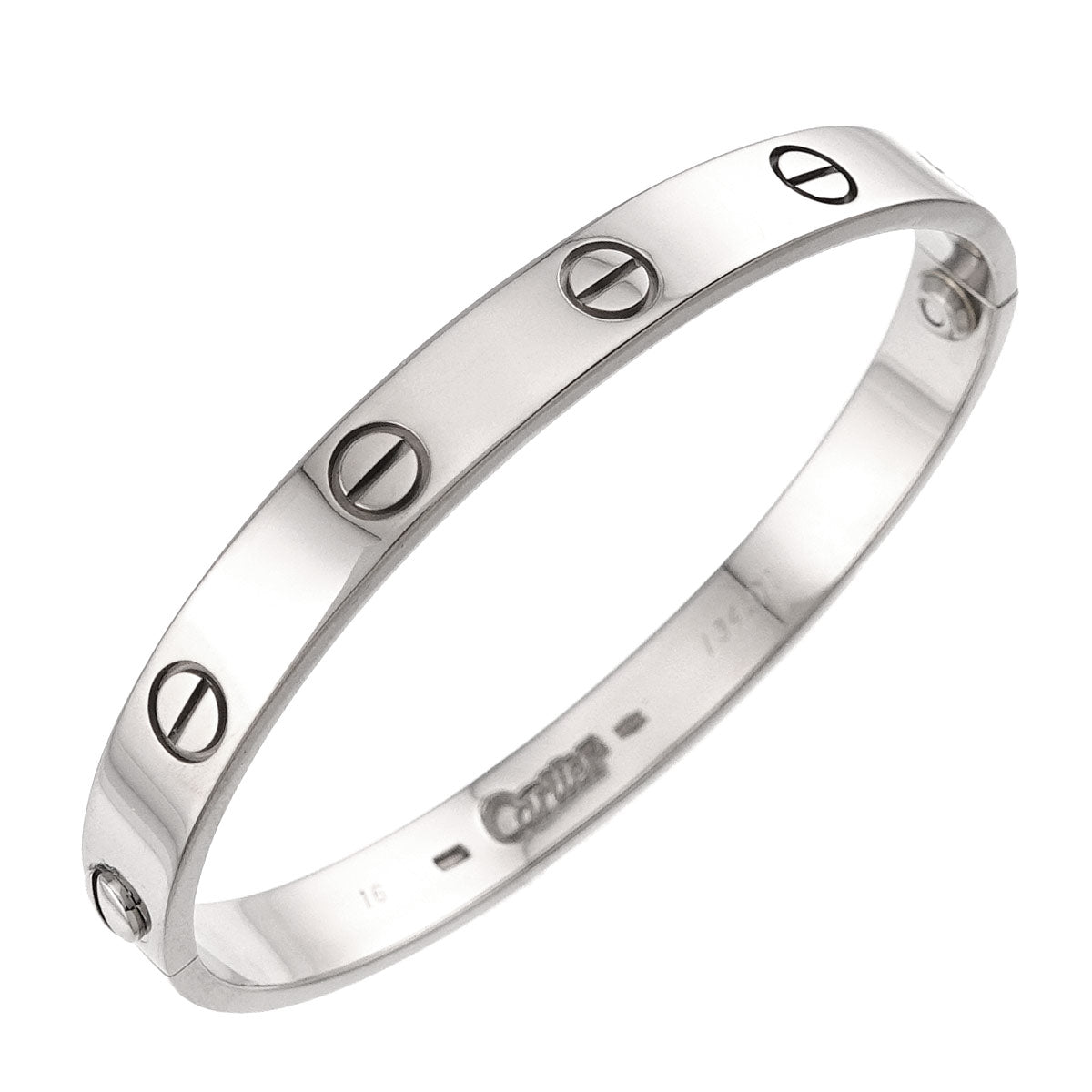 Love Bracelet 18K White Gold 750 Size16