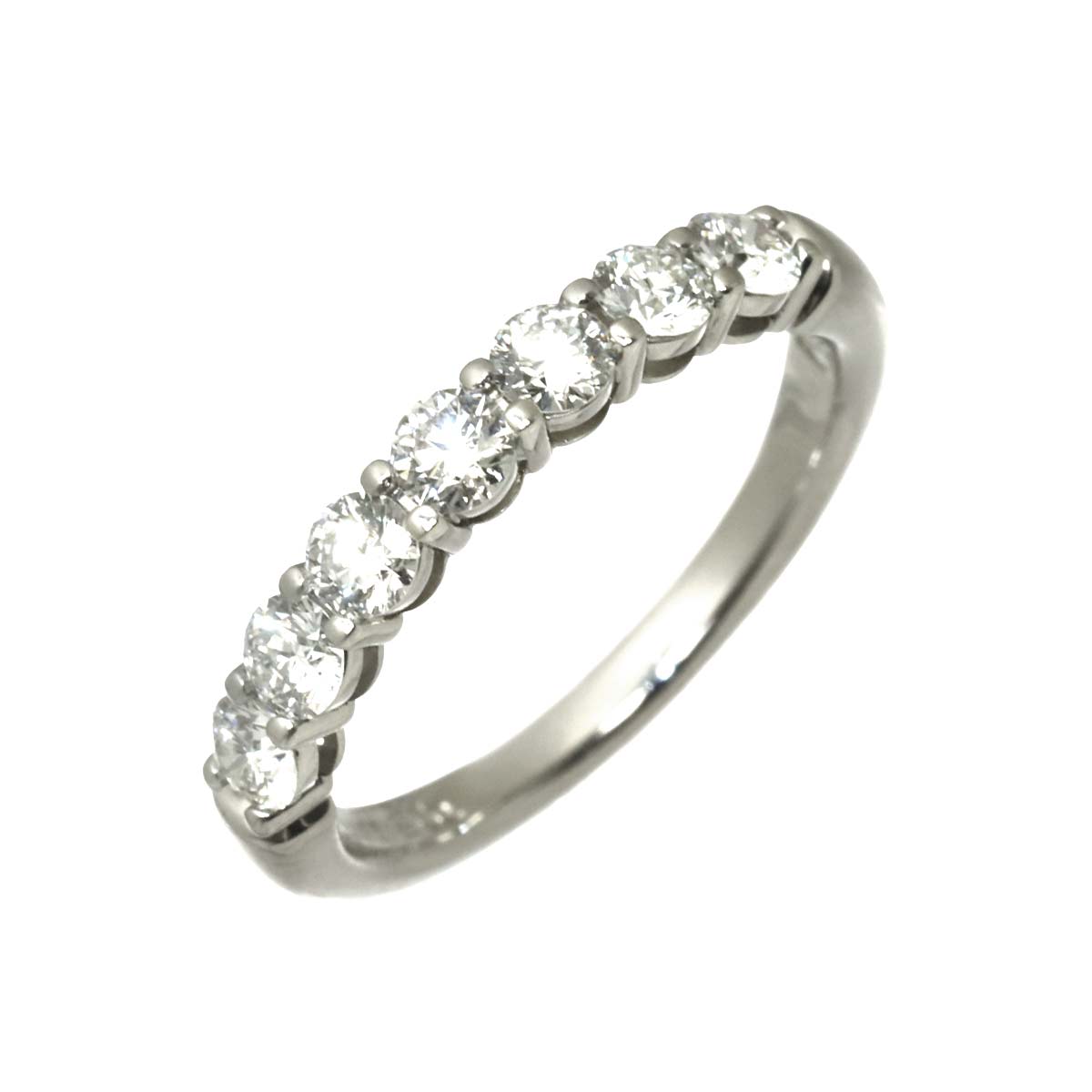 Half Diamond Ring Platinum size4.75-5(US)