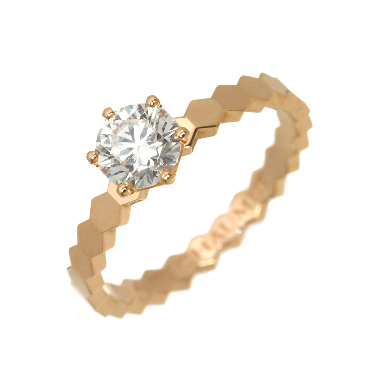 Bee My Love Diamond 0.52ct G/VVS2/3EX Ring 18K PG size4.5(US)