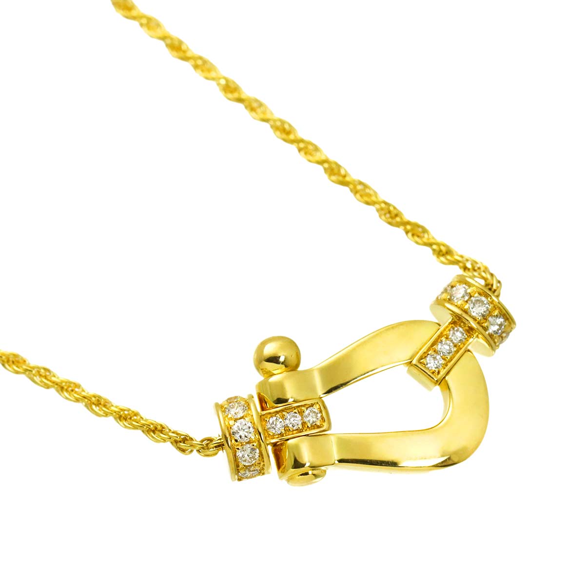 Force10 Diamond MM Necklace 18K Yellow Gold 750