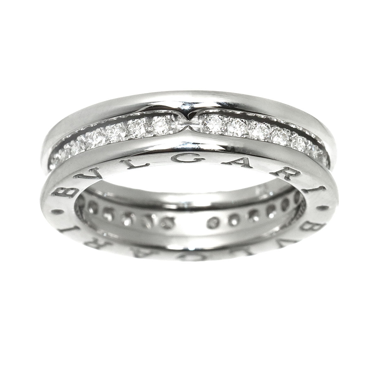 B-zero1 1Band Diamond Ring 18K WG 750 size50 5-5.25(US)