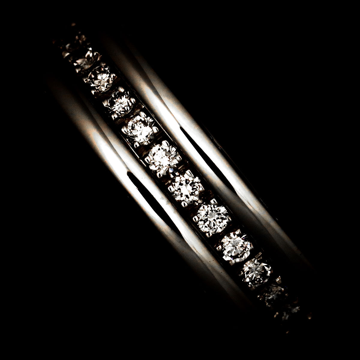 B-zero1 1Band Diamond Ring 18K WG 750 size50 5-5.25(US)