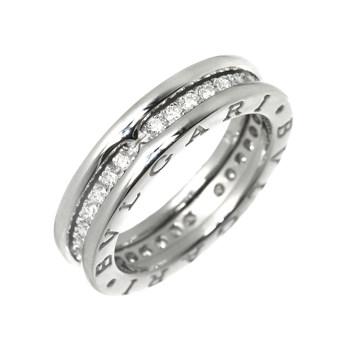 B-zero1 1Band Diamond Ring 18K WG 750 size50 5-5.25(US)