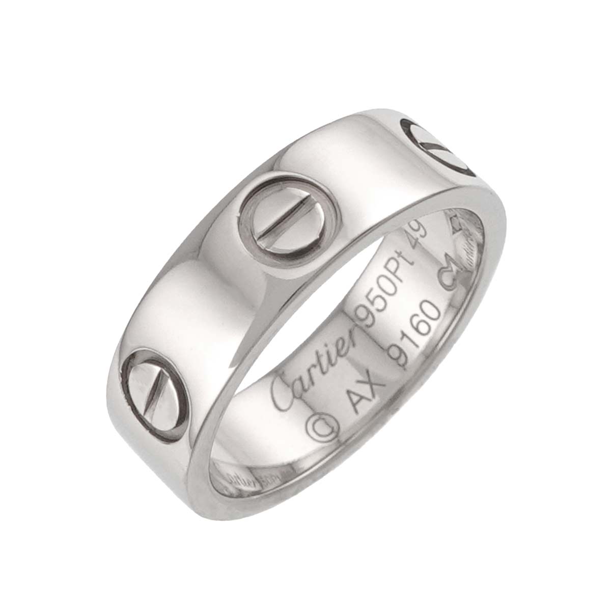 Love Ring Platinum Size49 4.5-4.75(US)