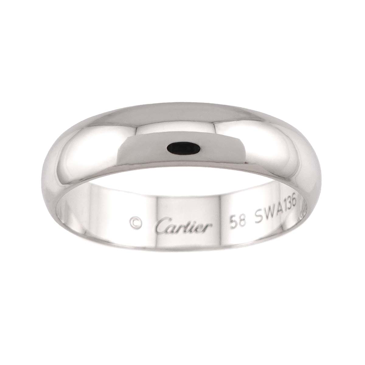 1895 Classic Band Ring Platinum Size58 8-8.25(US)