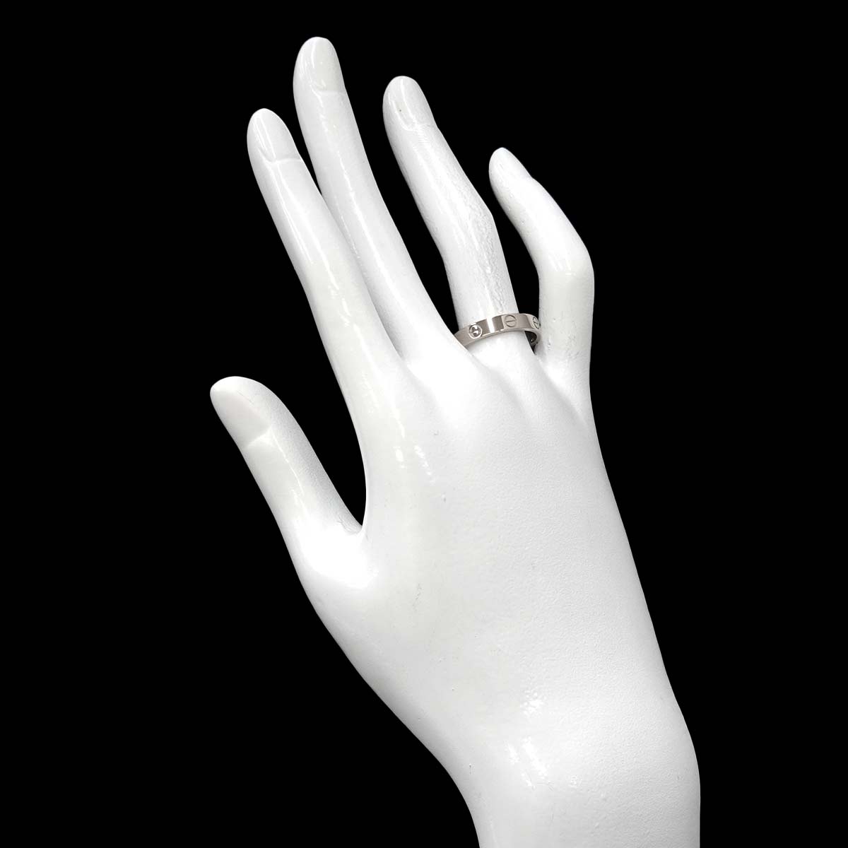 Mini Love Ring 18K White Gold 750 size56 7.25-7.5(US)