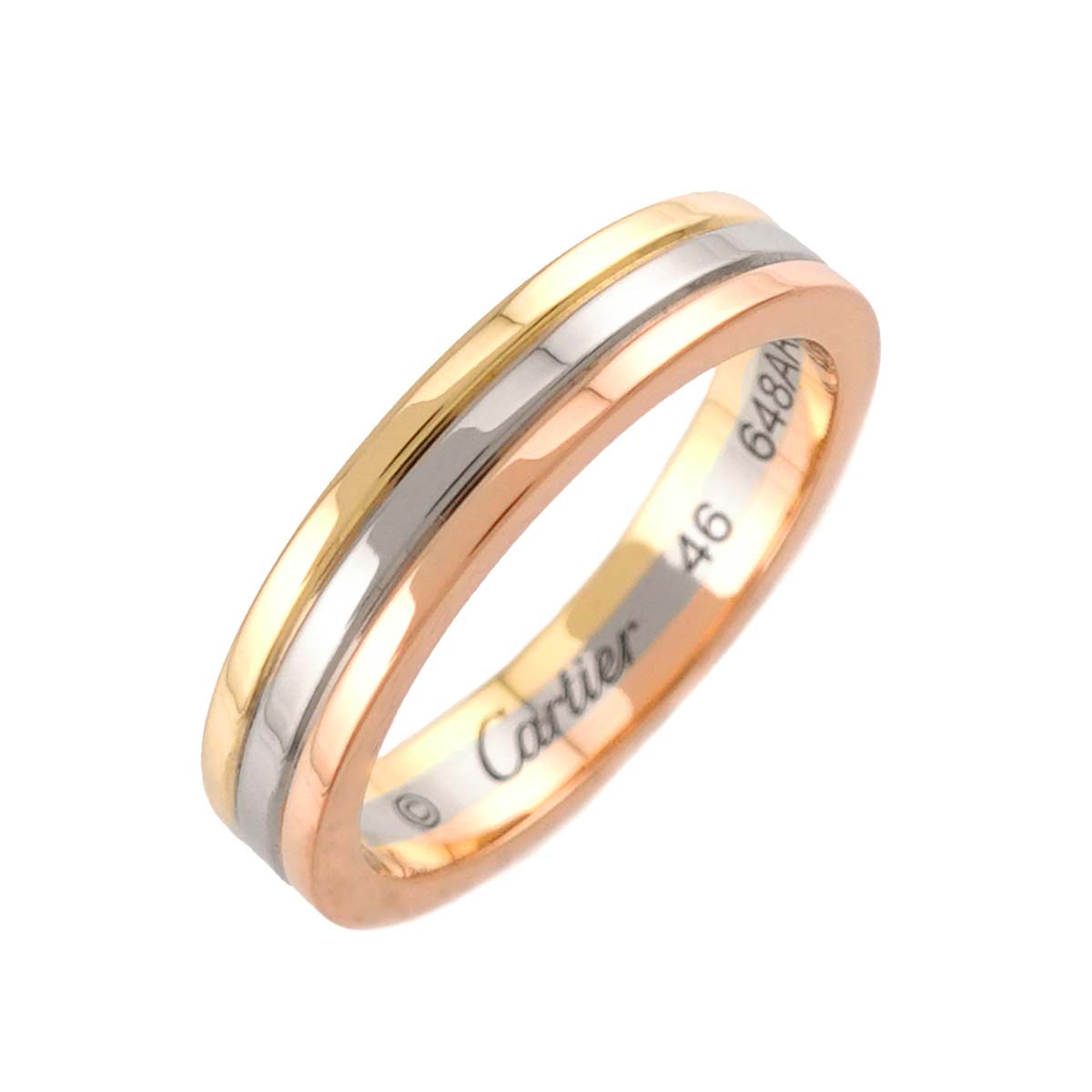 VENDOME Ring 18K YG WG PG 750 Size46 3.75(US)
