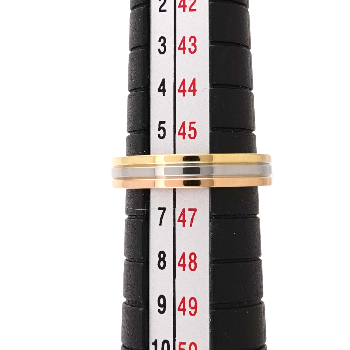 VENDOME Ring 18K YG WG PG 750 Size46 3.75(US)